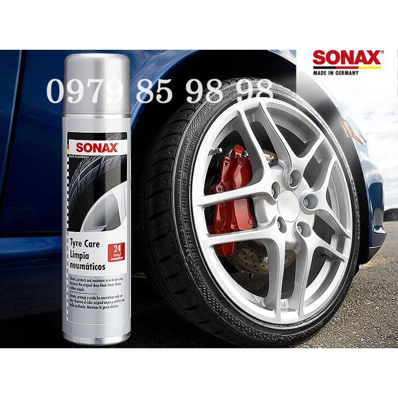 Dung dịch chăm sóc làm bóng và bảo vệ lốp xe Sonax Tyre Gloss Gel - 235100 - 250ml