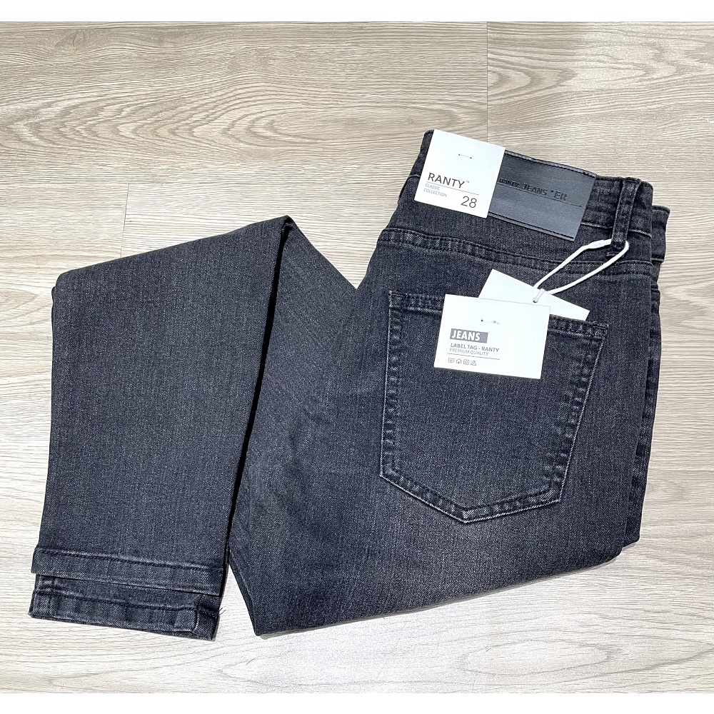 {Freeship +Voucher 20k} QUẦN JEANS DÀI NAM XÁM ĐẬM TRƠN SLIMFIT VẢI ĐẸP FORM CHUẨN XỊN (ảnh thật 100%)099-154