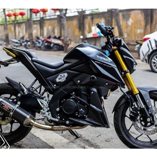 Tem trùm TFX yamaha đen nhám huyền bí - Độ dán team trùm decal xe máy  - Team trùm decal rẻ đẹp và chất đen nhám huyền b