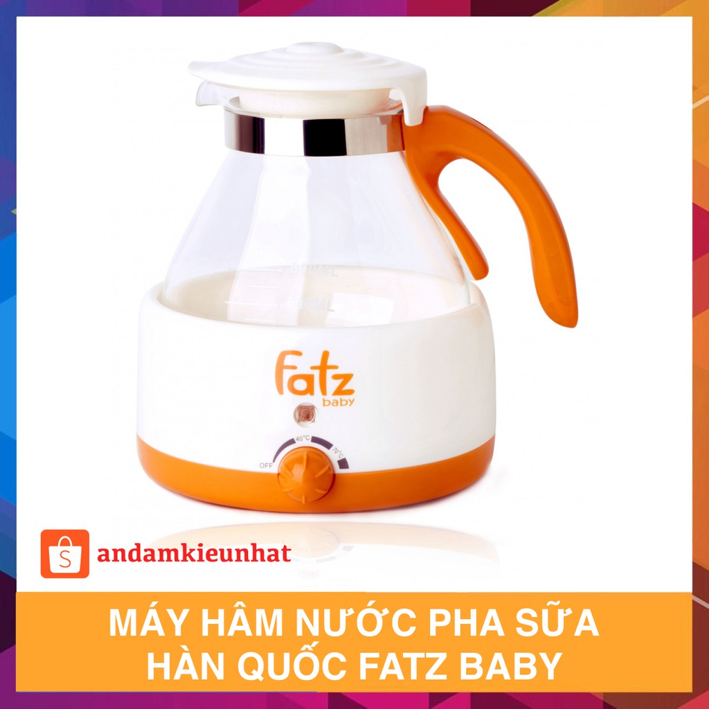 [Mã 267FMCGSALE giảm 8% đơn 500K] (BẢO HÀNH 24 THÁNG) Máy hâm nước pha sữa 800 ml Hàn Quốc Fatzbaby FB3004SL