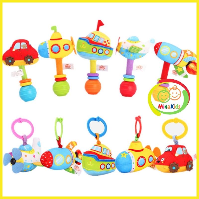 Lục Lạc Treo Nôi Cho Bé Xúc Xắc Bông Ngộ Nghĩnh Vải Cao Cấp Jollybaby TN02