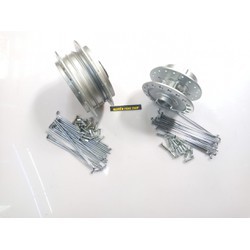 Đùm xe wave s110 trước sau có căm mạ crom