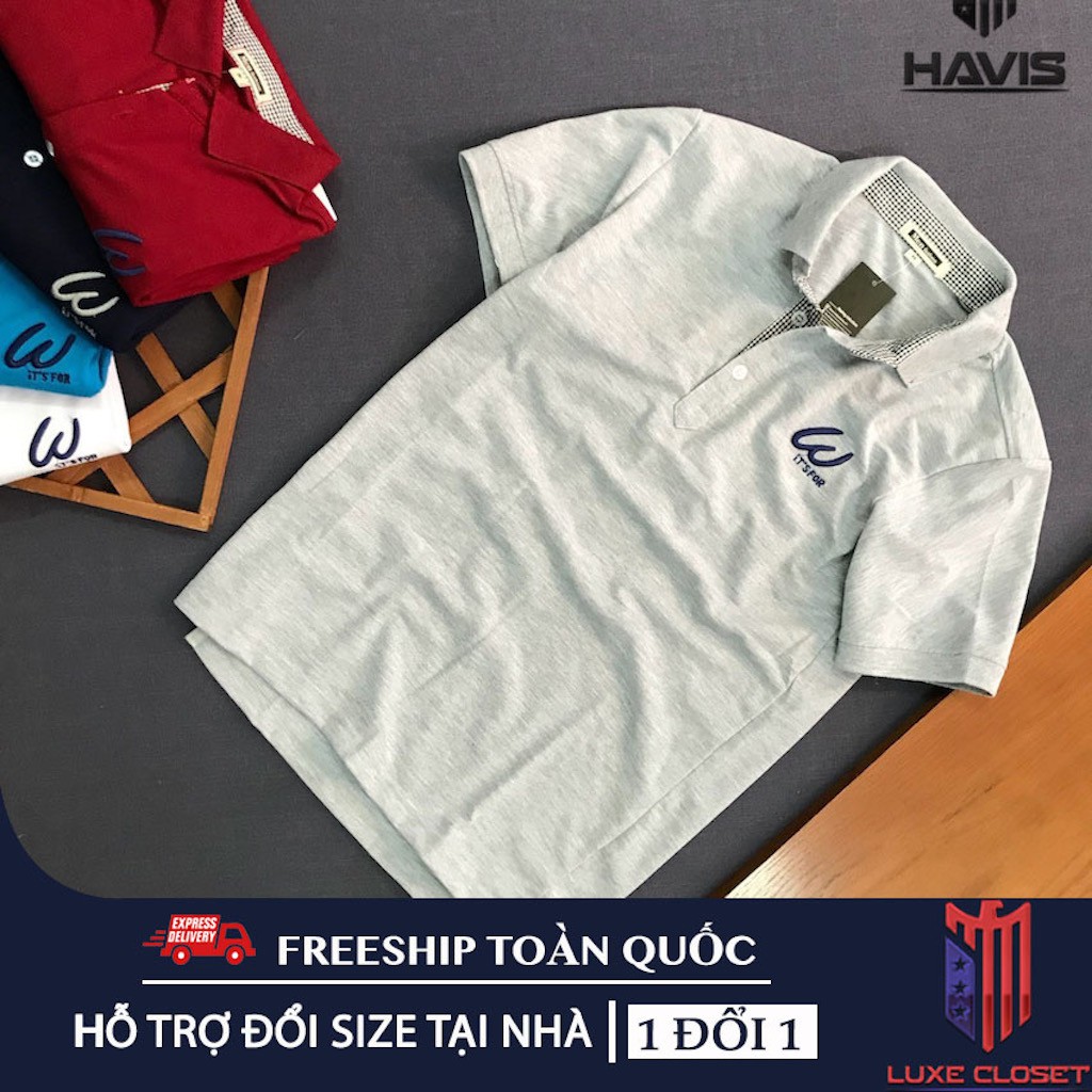 Áo thun nam cổ bẻ Havis dáng ôm cực đẹp ( Nhiều Màu ) - Thời Trang Havis - ASTD014