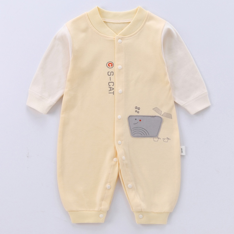 Body liền thân, bodysuit dài tay cotton cho bé trai và bé gái sơ sinh từ 3-14kg, hàng đẹp xuất hàn