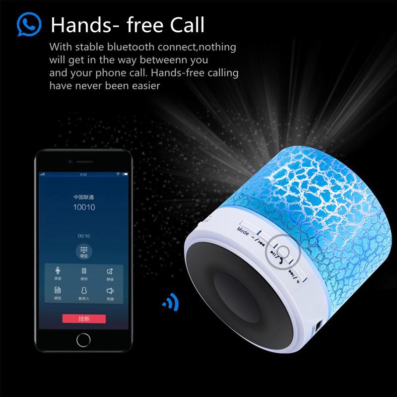 Loa Bluetooth Không Dây Mini A9 Có Đèn Led