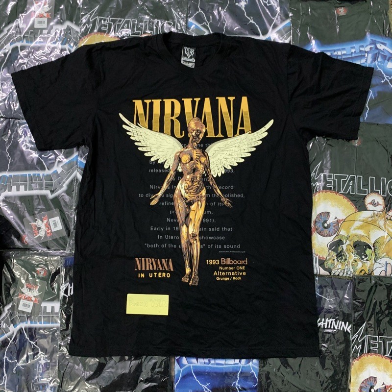 M, L, XL) ÁO THUN ROCK TEE NIRVANA THI FORM RỘNG SIÊU ĐẸP (ẢNH THẬT 100% TỰ CHỤP)