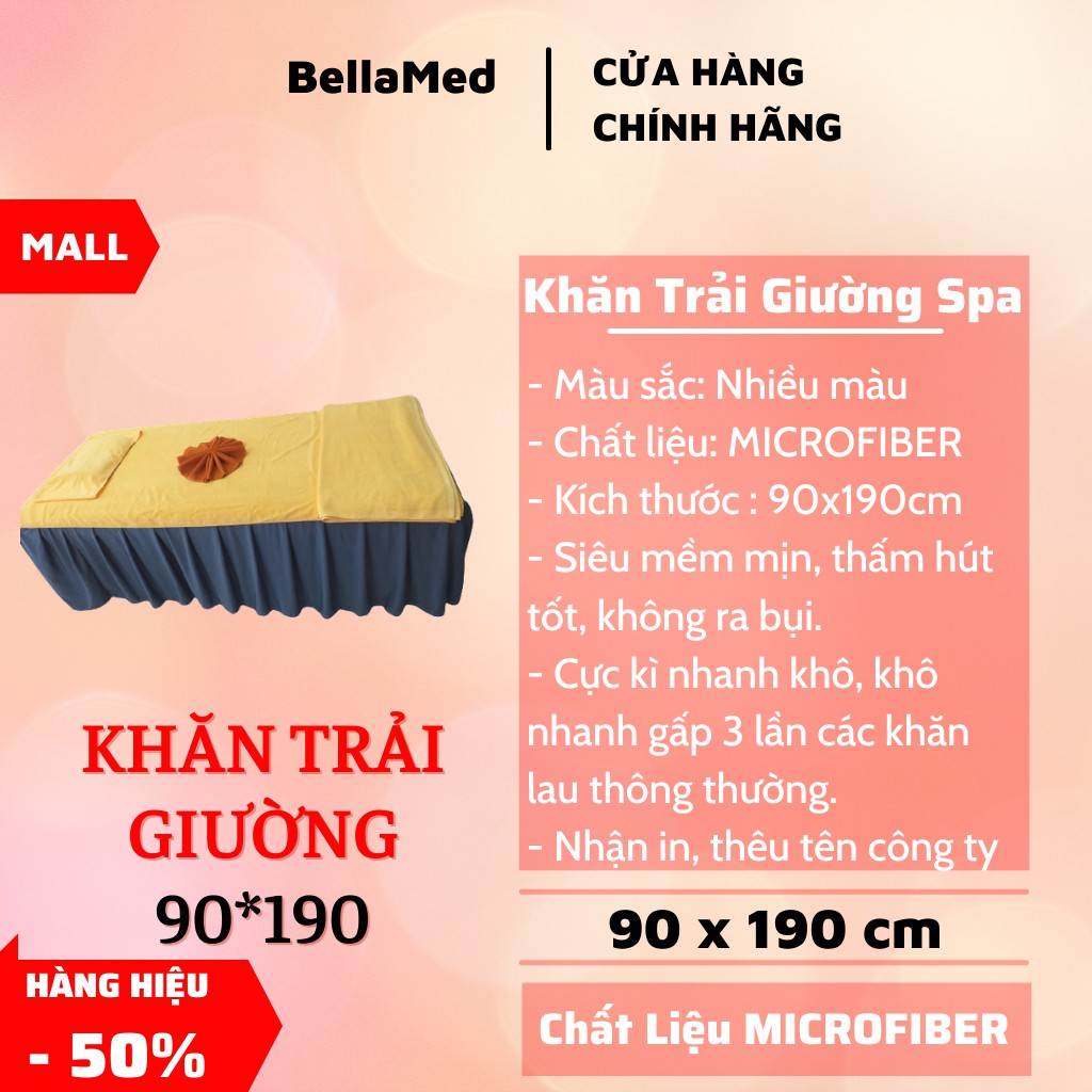 Khăn trải giường spa 90×190cm