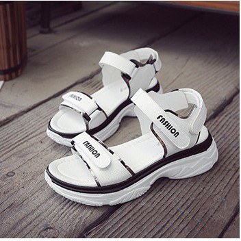 SANDAL ĐẾ BẰNG QUAI NGANG CAO CẤP