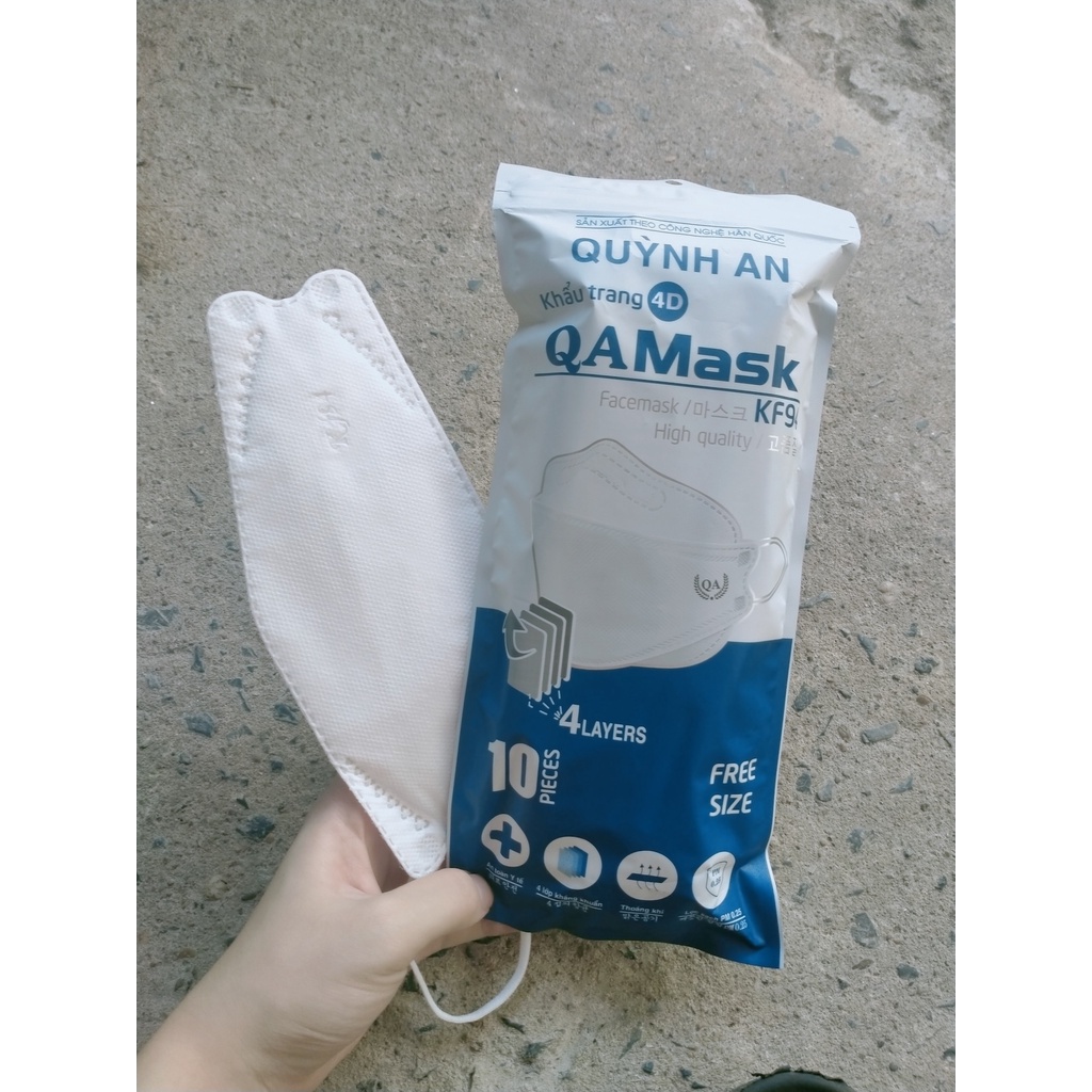 50 KHẨU TRANG KF94 - 4 LỚP QA MASK KHÁNG KHUẨN CÔNG NGHỆ HÀN QUỐC