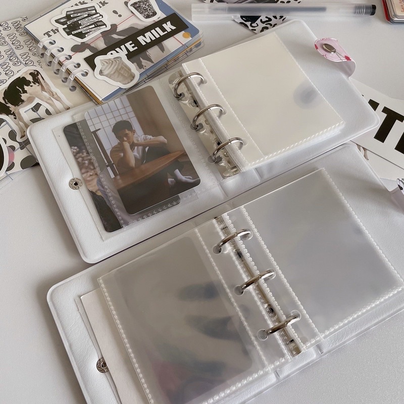 Binder/ Collect book mini cherry, bò sữa