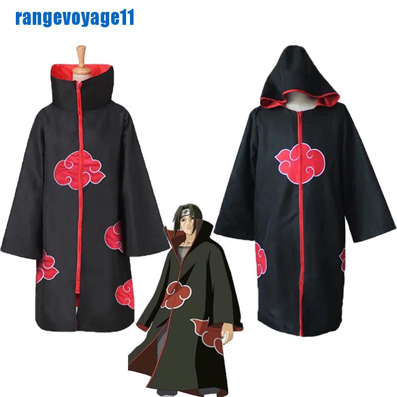 Áo Choàng Cao Cấp Hóa Trang Nhân Vật Anime Akatsuki Itachi Độc Đáo