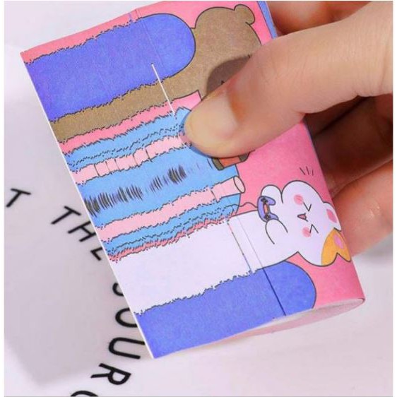 Giấy note gấu nhiều mẫu cực yêu size 8x8cm