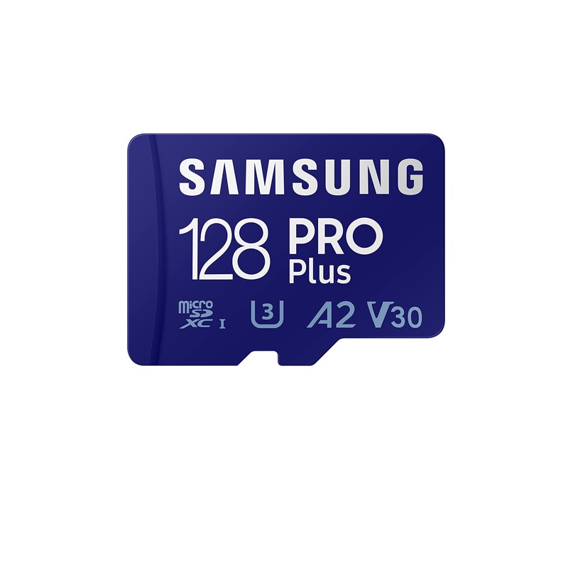 Thẻ nhớ MicroSDXC Samsung Pro Plus tốc độ cao ghi 120MB/s đọc 160MB/s U3 A2 V30 256GB / 128GB kèm adapter - không box