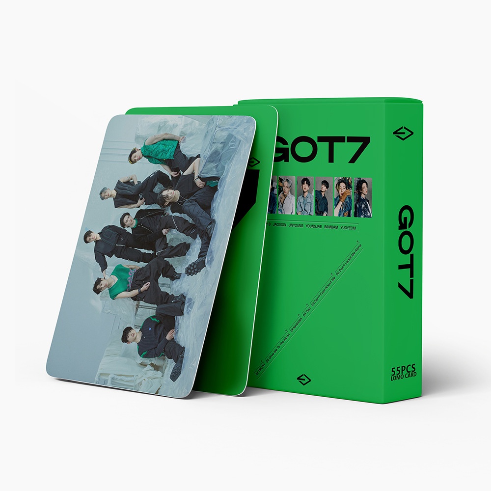 Hộp 55 Thẻ GOT7 Comeback Album Photocard JACKSON JB MARK Lomo Card Postcard
