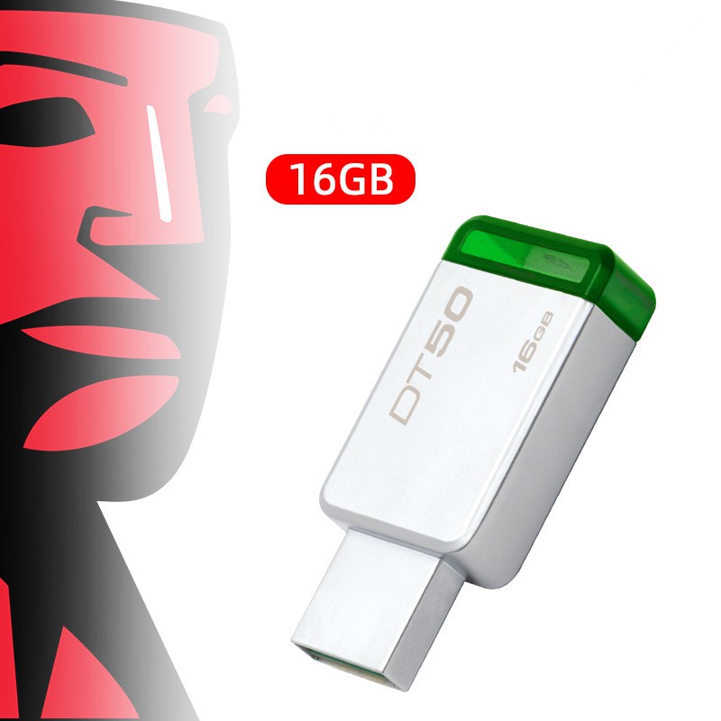 Thiết bị USB ổ cứng Kingston (DT50/32GBFR) Metal USB 16GB 32GB 64GB 128GB USB 3.0 | BigBuy360 - bigbuy360.vn