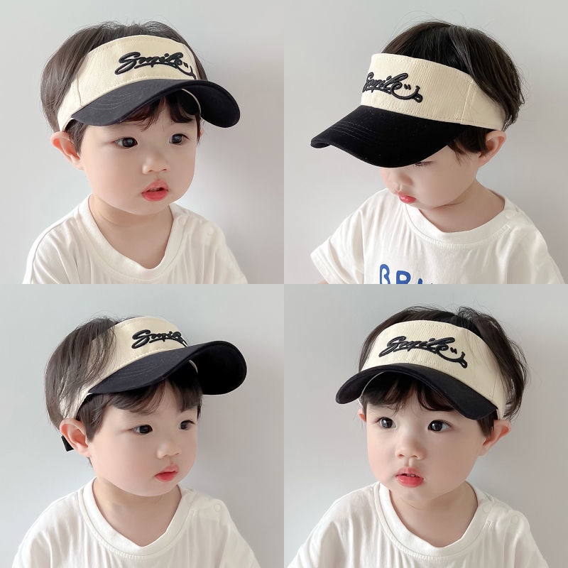 Mũ Lưỡi Trai Nửa Đầu Chống Nắng Phong Cách Hàn Quốc Thời Trang Mùa Hè Cho Bé