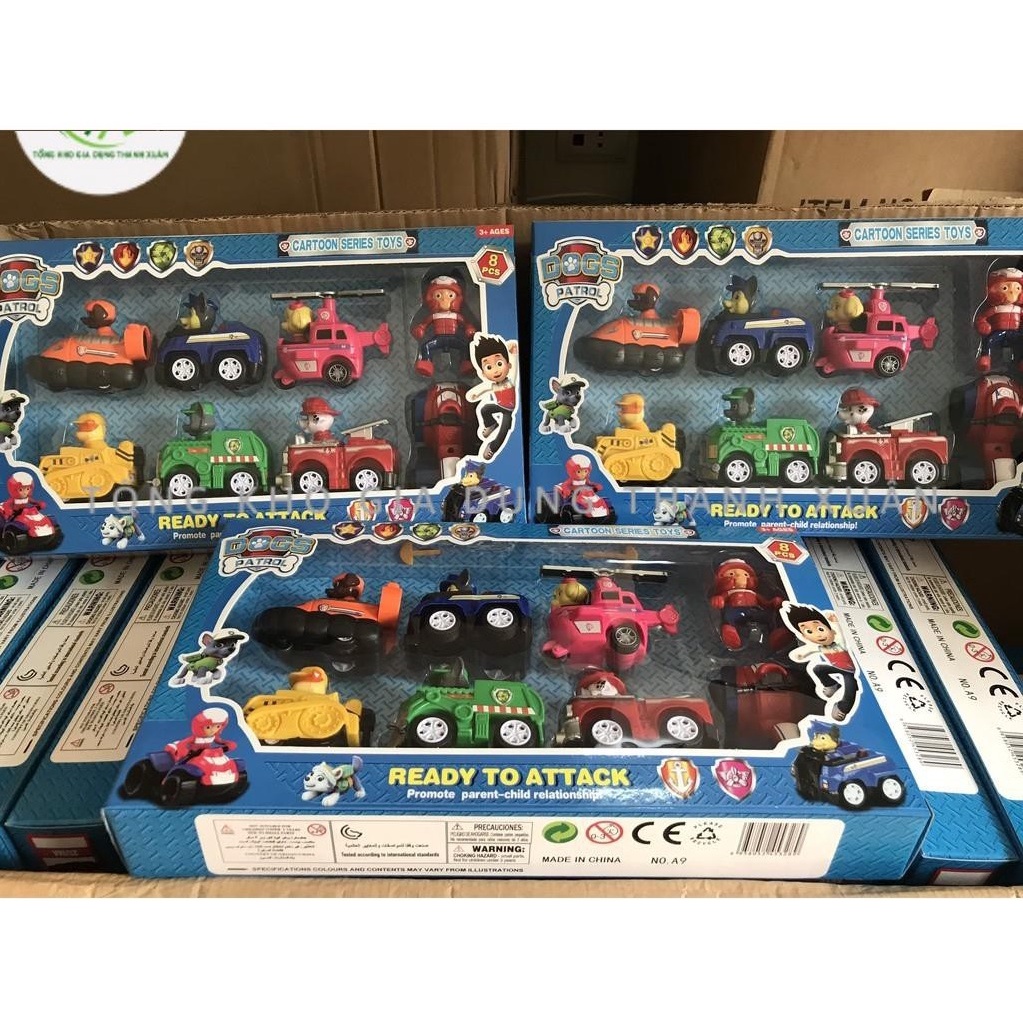 Đồ Chơi Chú Chó Cứu Hộ, Đội Chó Cứu Hộ Paw Patrol Lắp Ráp Mô Hình Cầu Trượt Chú Chó Thông Minh Ngộ Ngĩnh