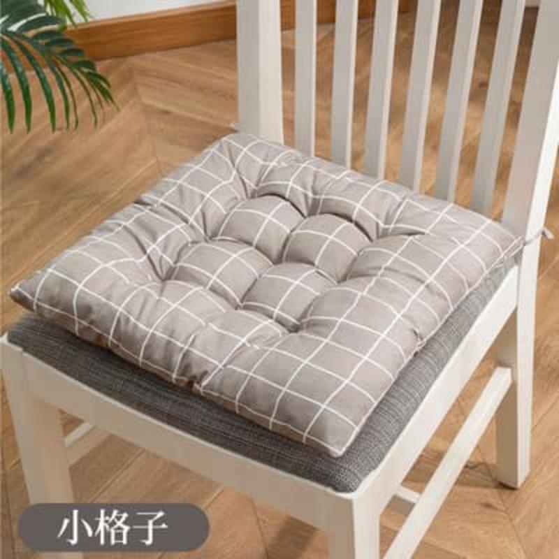 Đệm ngồi bệt vuông tròn tựa lưng đệm lót ghế văn phòng sofa gỗ hình vuông 40x40x7cm họa tiết 3d S068