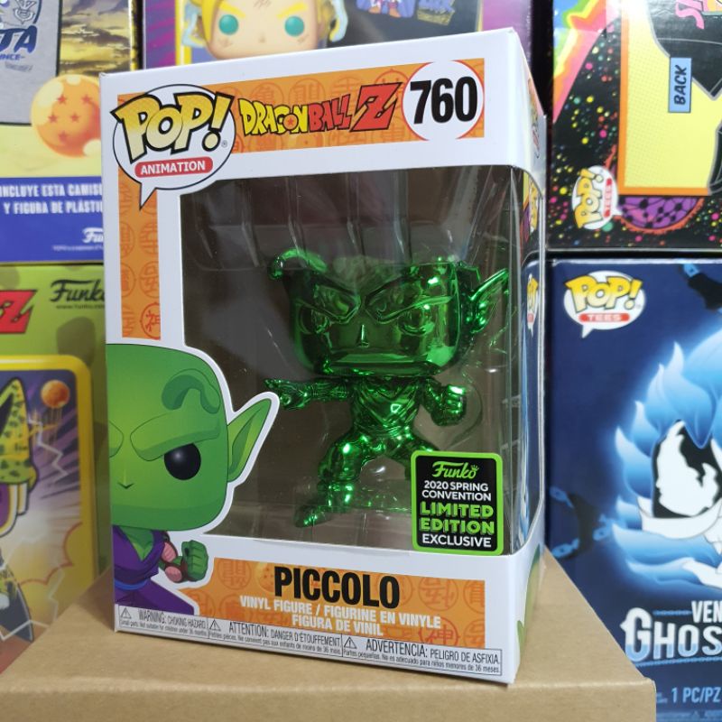 Đồ chơi mô hình funko pop 760 Piccolo (Green Chrome) [Spring Convention] - Dragon Ball