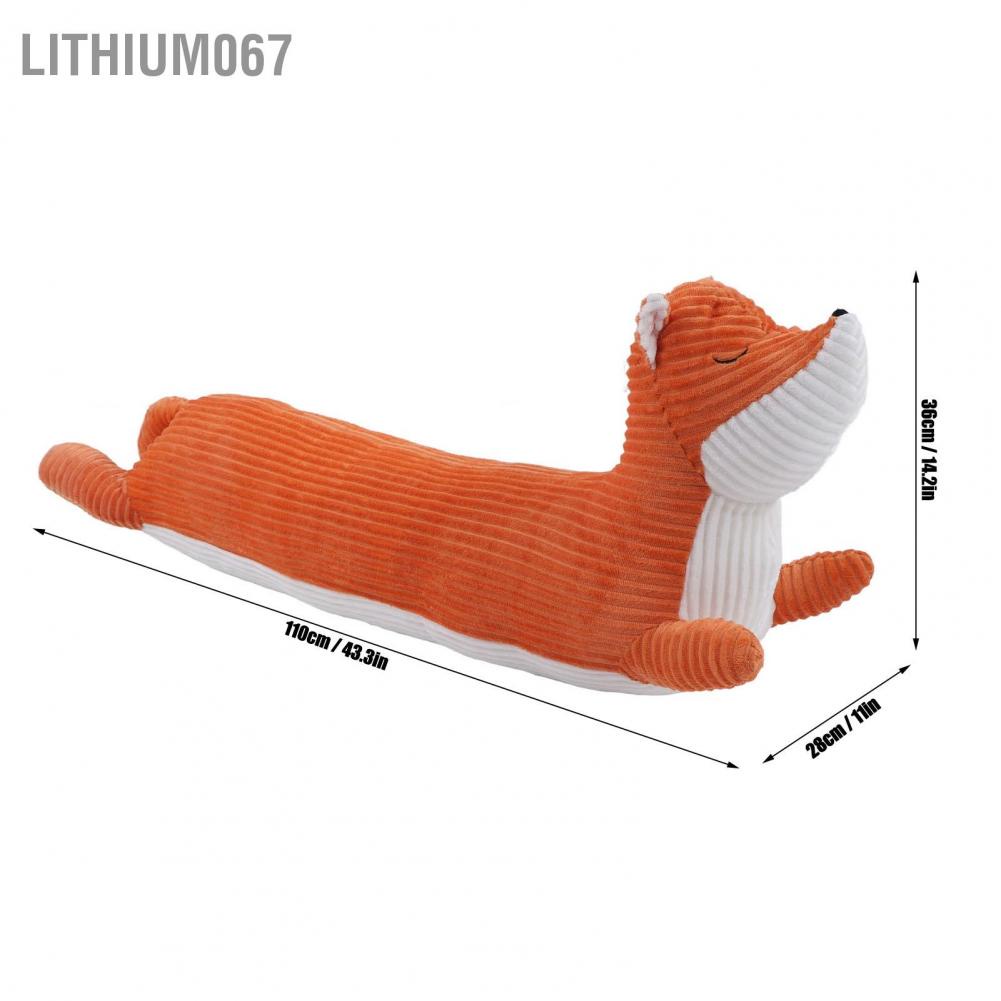 Lithium067 Lithium067 Gối đồ chơi dài Sang trọng Mềm mại Động vật đáng yêu Giảm bớt sự cô đơn Ôm ngủ