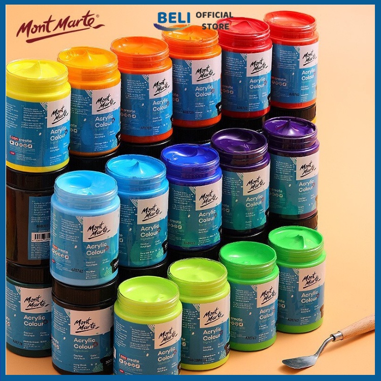 Màu acrylic 3D Mont Marte 300ml của Úc hàng cao cấp