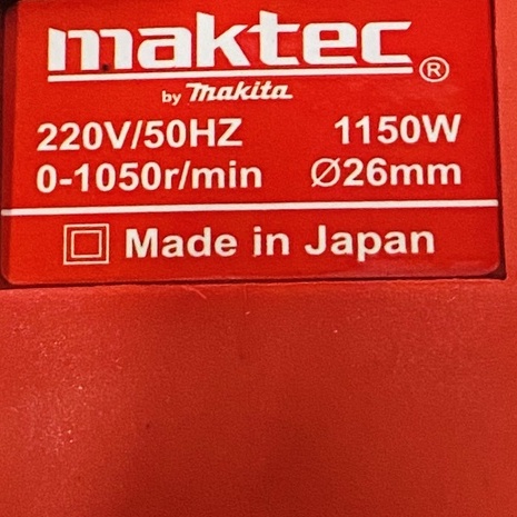 Máy khoan bê tông Maktec Công suất 1150W - Khoan bê tông Maktec 3 chức năng chính hãng