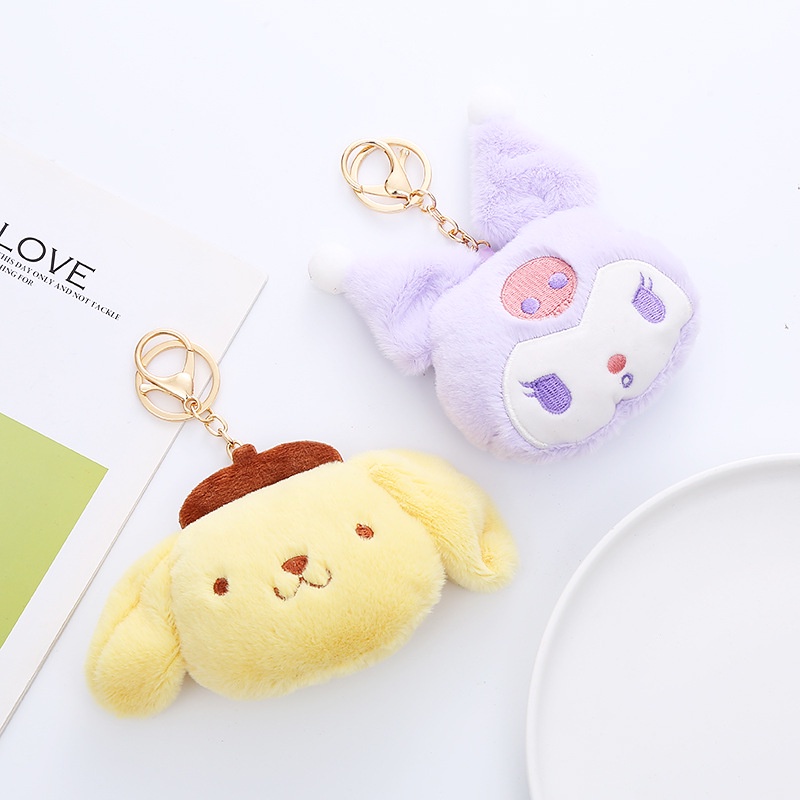 SANRIO Móc Khóa Hình Kuromi Nhồi Bông Đáng Yêu