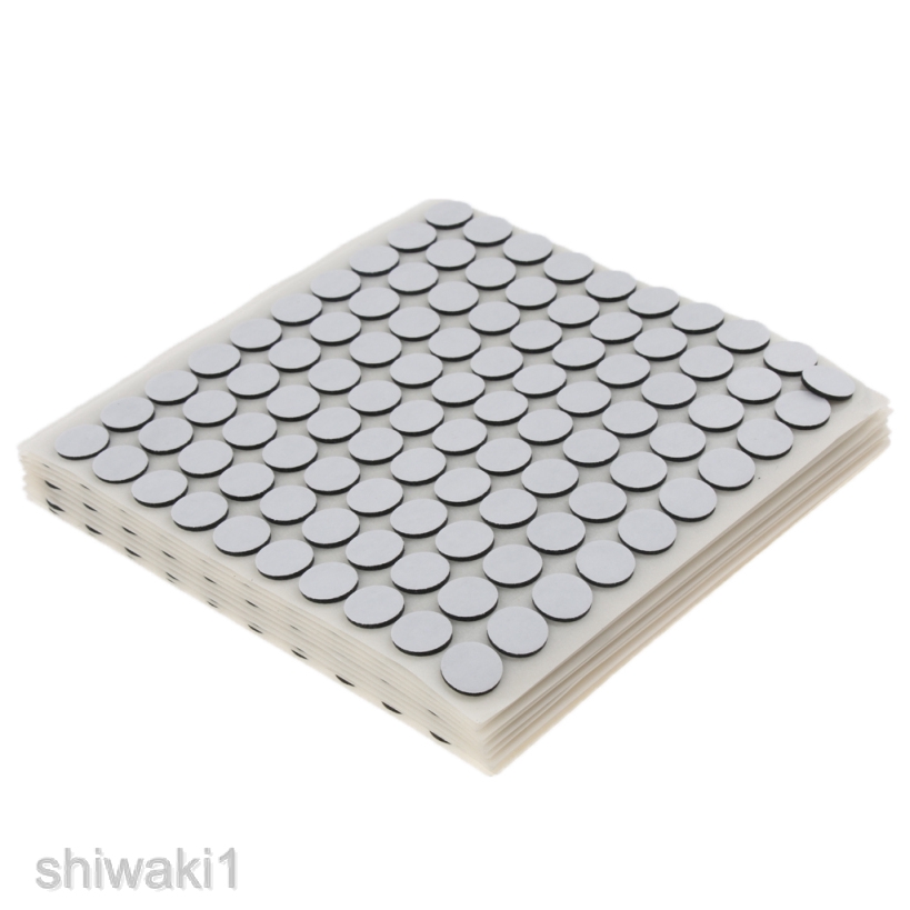 Set 1000 Miếng Băng Keo Xốp Tròn Hai Mặt Độ Bền Cao 10x1mm