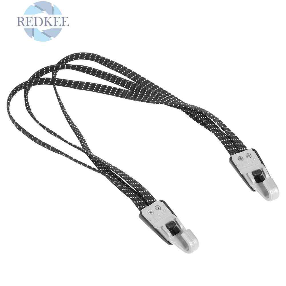 Dây Ràng Hành Lý Xe Đạp Leo Núi Bằng Cao Su Co Giãn Kèm Móc Nhựa