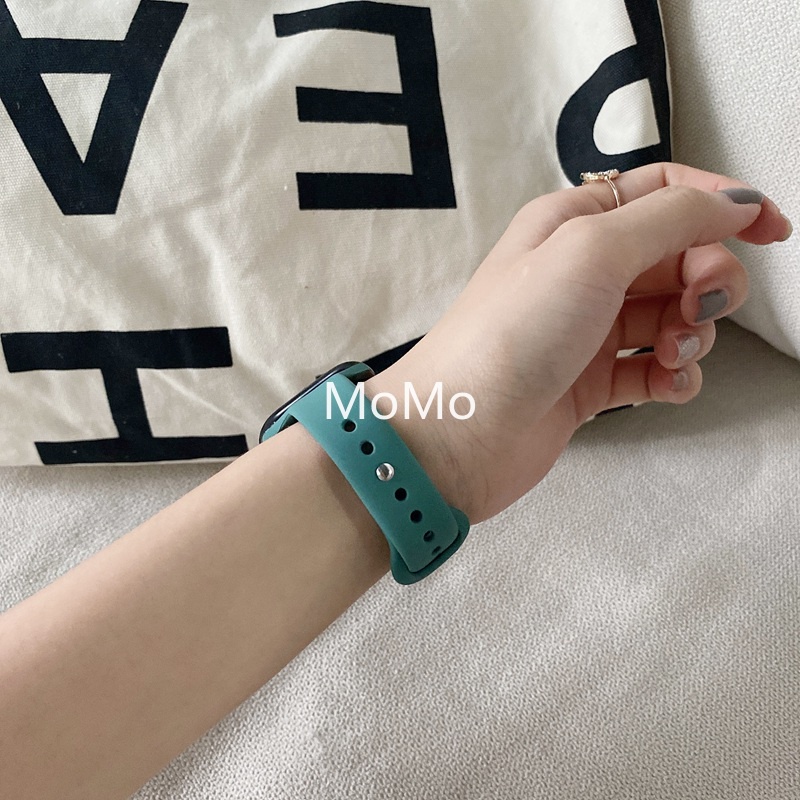 Dây Đeo Đồng Hồ Smart Watch Series 7 6 5 4 3 2 45mm 41mm 44mm 38mm 42mm Bằng Silicon