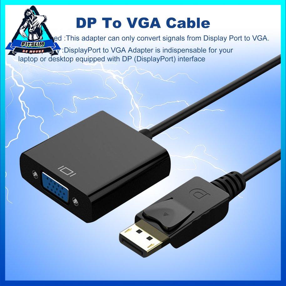 Cổng hiển thị DP Cáp chuyển đổi Nam sang VGA Nữ cho Máy tính xách tay PC [8/9]