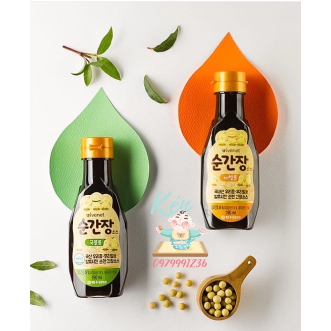 Nước tương Ivenet cho bé