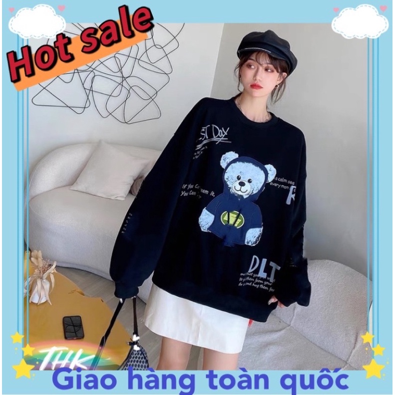 Áo nỉ da cá dài tay🌺hot trend ảnh thật