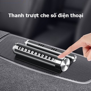 Bảng số điện thoại ô tô kiêm giá đỡ, Có khay đựng lõi tinh dầu cho hương thơm dịu nhẹ.