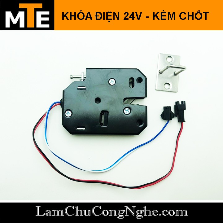 Khóa điện thông minh K01-24V cho tủ, hòm, hộp, các máy bán hàng tự động