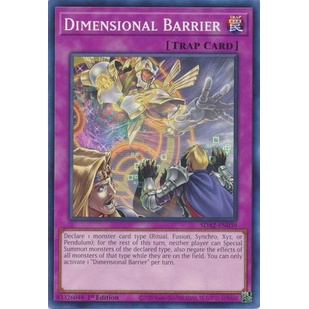 Dimensional Barrier - SDAZ-EN039 - Common 1st Edition| Thẻ Bài