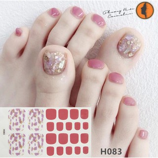 Sticker dán móng chân set 22 miếng