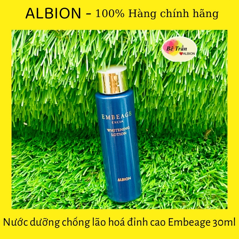 Sữa dưỡng EMBEAGE Excia Whitening Milk trắng da cao cấp, chống lão hoá đỉnh cao 30g (Auth 100%, từ store ALBION
