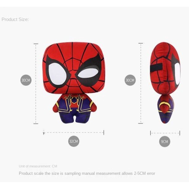 Gối tựa đầu họa tiết nhân vật hoạt hình sáng tạo ngộ nghĩnh dễ thương cho xe hơi