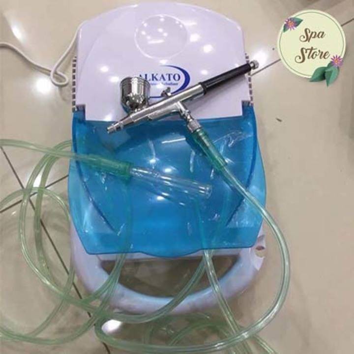 Máy Hút Mụn Kèm Súng Phun Sương TL 200T Chính Hãng ALKATO USA Cho Spa Cám Đầu Đen Êm Nhỏ Gọn Bảo Hành 12 Tháng Nhật Bản