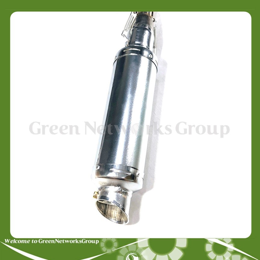 Pô Leovince bạc + cổ pô Exciter 150 Greennetworks