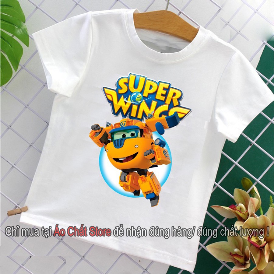 Áo thun hoạt hình trẻ em đội bay siêu đẳng Super Wings SW02 | Áo Chất Store