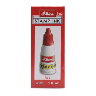 Mực dấu Shiny S-62 màu đỏ 28ml