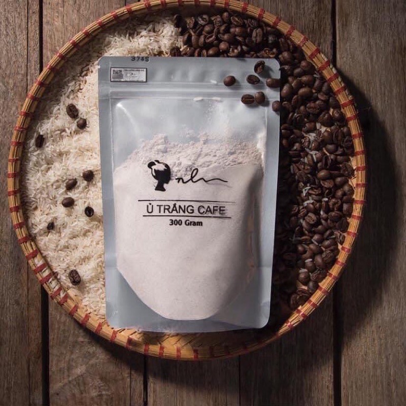 Bột ủ trắng Cafe 🎁cọ + que + băng đô