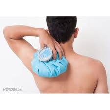 Túi chườm đá lạnh, giảm trấn thương, hạ nhiệt cơ thể, size lớn 26 cm ( giao mầu ngẫu nhiên )