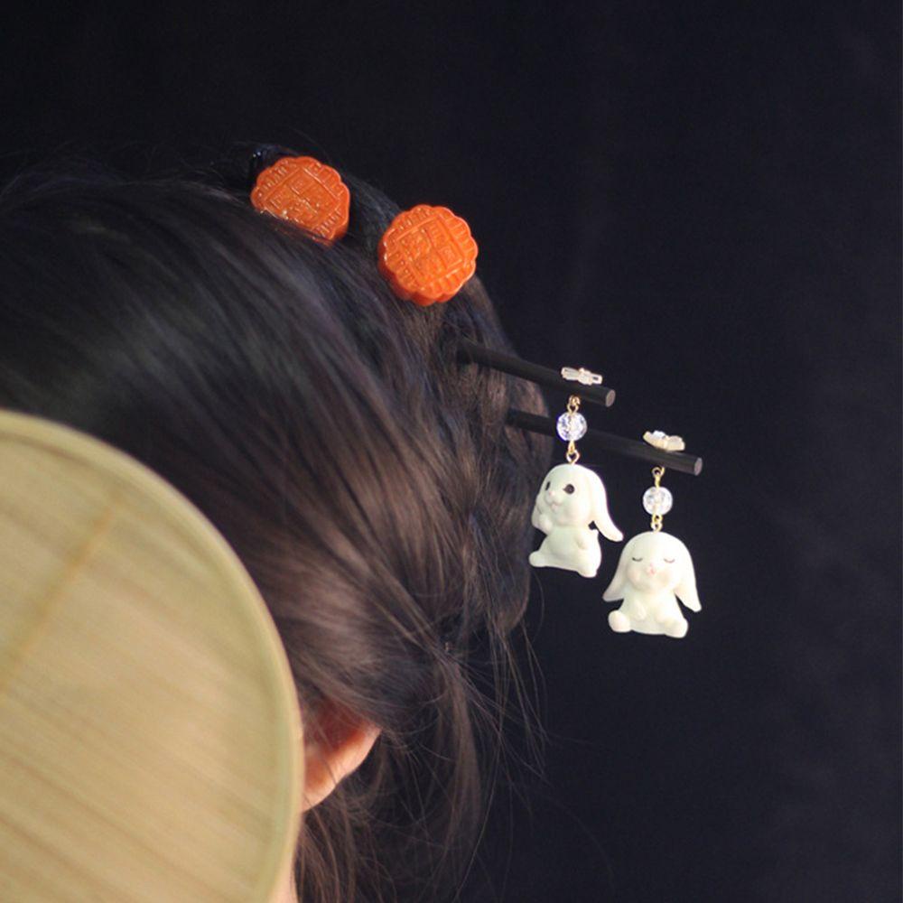 BACK2LIFE Kẹp Tóc Hình Chuột Hamster / Mèo / Gấu Đáng Yêu Cho Nữ