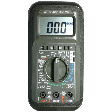 Đồng hồ vạn năng hiện số điện tử Wellink HL-1250 - Chính Hãng