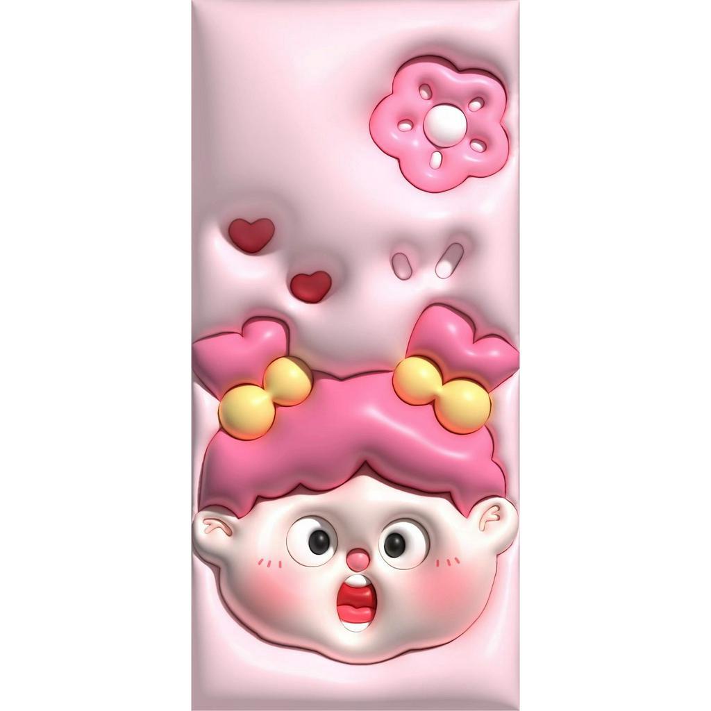 Vỏ Bảo Vệ Hộp Sạc Tai Nghe AirPods3rd gen 2023 / Pro2 Họa Tiết Cô Gái Bện Xinh Xắn Dễ Thương Ốp