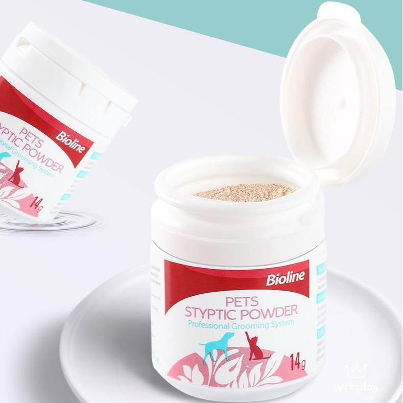 Bột cầm máu, giảm đau Bioline cho chó mèo hủ 14g