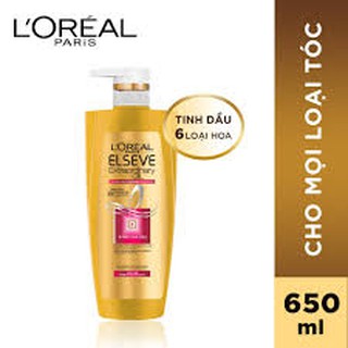 Dầu gội chiết xuất tinh dầu hoa Loreal - L'Oreal Paris Elseve Extraordinary Oil Ultra Nourishing 650ml
